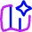 Ai Map Generating Spark Icon from Flex Neon Set