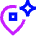Ai Navigation Spark Icon from Sharp Neon Set