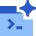 Ai Prompt Spark Icon from Sharp Flat Set