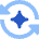 Ai Redo Spark Icon from Sharp Flat Set
