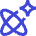 Ai Science Spark Icon from Sharp Duo Set