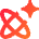 Ai Science Spark Icon from Sharp Gradient Set