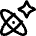 Ai Science Spark Icon from Flex Line Set