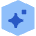 Ai Settings Hexagon Nut Icon from Sharp Flat Set