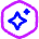 Ai Settings Hexagon Nut Icon from Flex Neon Set
