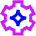 Ai Settings Spark Icon from Sharp Neon Set