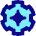 Ai Settings Spark Icon from Sharp Pop Set