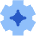 Ai Settings Spark Icon from Sharp Flat Set