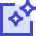 Ai Smart Assistant Square Icon from Sharp Duo Set