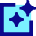 Ai Smart Assistant Square Icon from Sharp Pop Set