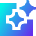 Ai Smart Assistant Square Icon from Sharp Gradient Set