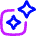 Ai Smart Assistant Square Icon from Flex Neon Set