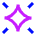 Ai Spark Starlight Icon from Sharp Neon Set