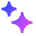 Ai Sparkles Icon from Sharp Gradient Set