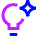 Ai Technology Spark Icon from Sharp Neon Set