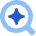 Ai Upscale Spark Icon from Sharp Flat Set