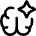 Artificial Intelligence Spark Icon from Flex Line Set