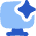 Computer Ai Spark Icon from Flex Flat Set