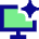 Computer Ai Spark Icon from Sharp Pop Set