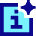 Generate Insight Square Icon from Sharp Pop Set