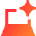 Laptop Ai Spark Icon from Sharp Gradient Set