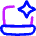 Laptop Ai Spark Icon from Flex Neon Set