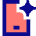 Mobile Ai Spark Icon from Sharp Pop Set
