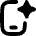 Mobile Ai Spark Icon from Flex Solid Set