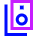 Speaker Group Icon from Sharp Neon Set