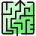 Maze Strategy Icon from Ultimate Colors Set