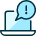 Alert Message Laptop icon - Free transparent PNG, SVG. No Sign up needed.