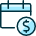 Calendar Cash 1 icon - Free transparent PNG, SVG. No Sign up needed.