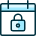 Calendar Lock icon - Free transparent PNG, SVG. No Sign up needed.