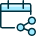 Calendar Share icon - Free transparent PNG, SVG. No Sign up needed.