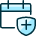 Calendar Shield icon - Free transparent PNG, SVG. No Sign up needed.