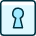 Keyhole Square icon - Free transparent PNG, SVG. No Sign up needed.