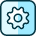 Cog Square 1 icon - Free transparent PNG, SVG. No Sign up needed.