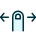 Gesture Swipe Horizontal Icon from Ultimate Duotone Set