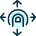 Gesture Tap All Direction Icon from Ultimate Duotone Set