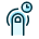 Gesture Tap Clock Icon from Ultimate Duotone Set