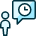 Messages People User Clock