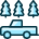 Car Truck Woods