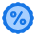 Shopping Store Discount Percent Badge