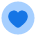 Interface Favorite Heart Circle