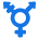 Travel Wayfinder Signage Gender Transgender Symbol