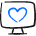 Desktop Action Monitor Favorite Heart