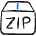 Zip File Zip Box Closed