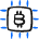 Crypto Currency Bitcoin Chip