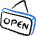 Shop Sign Open