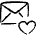 Email Action Favorite Heart